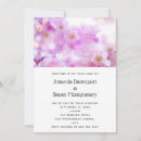 Search for pink cherry blossom wedding invitations Floral