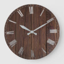 Search for rustic wood clocks Brown