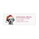 Search for dalmatian dog return address labels Puppy