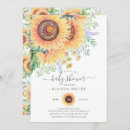 Search for sunflower baby girl shower invitations Watercolor
