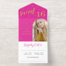 Search for pink and gold invitations Pretty