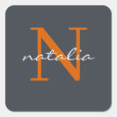 Search for stylish name tags stickers Initial