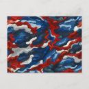 Search for military camouflage postcards Blue