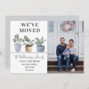 Search for elegant moving announcement cards Dusty blue