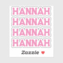 Search for pink decal stickers Typography