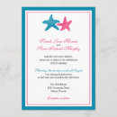 Search for two starfish invitations Modern