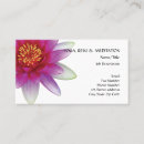 Search for water lily business cards Zen