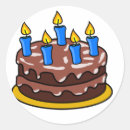 Search for happy birthday chocolate cake stickers Celebration