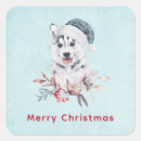 Search for siberian husky stickers Watercolor