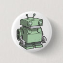 Search for cute robot badges Illustration