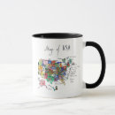 Search for states map mugs Usa