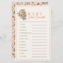 Search for word scramble baby shower games Boho