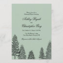 Search for tree rehearsal dinner invitations Evergreen