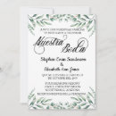 Search for leaves wedding invitations Greenery