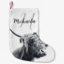 Search for black and white christmas stockings Animal