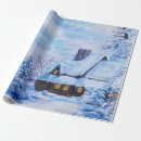 Search for winter scene wrapping paper Season