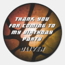 Search for basketball thank you stickers Birthday