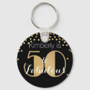 Search for gold party key rings Fifty