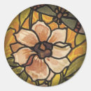 Search for stained glass flower stickers Vintage