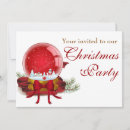Search for snow globe invitations Red