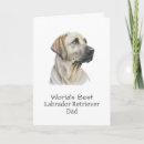 Search for labrador fathers day cards Yellow lab