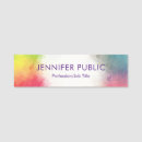 Search for red name tags Company corporate business employee