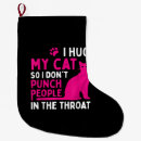 Search for cat lover christmas stockings Funny