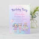 Search for doll birthday invitations Glitter