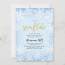 Search for blue snowflake baby shower invitations Blue and gold