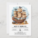 Search for treasure map invitations Nautical