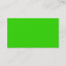 Search for bright lime business cards Colours