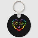 Search for autism educate key rings Heart
