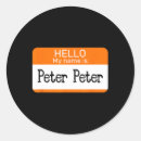 Search for halloween name tag stickers Jack o lantern