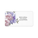 Search for just married return address labels Floral