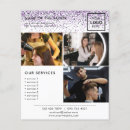 Search for luxurious flyers Beauty salon