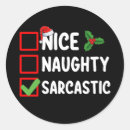 Search for naughty list stickers Xmas
