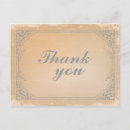 Search for antique scroll wedding postcards Thank you