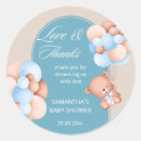 Search for baby shower boy thank you stickers Modern