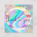 Search for holographic thank you cards Script