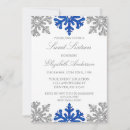 Search for winter sweet 16 invitations Silver