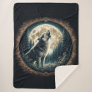 Search for wolf blankets Moon