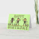 Search for monkey birthday cards Zoo