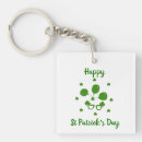 Search for st patricks day festival key rings Clover