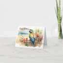 Search for tropical parrot cards Watercolor