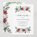 Search for floral christmas invitations White