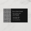 Search for optical illusion business cards Black
