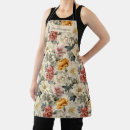 Search for floral monogram aprons Script