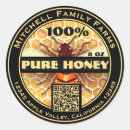 Search for pure honey stickers Honeycomb