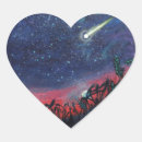 Search for shooting stars stickers Night sky