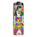 Search for black and white cartoon mugs Cats